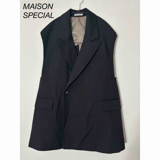 メゾンスペシャル(MAISON SPECIAL)のMAISON SPECIAL Back Hook Over Gilet(ベスト)