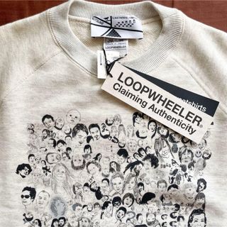 メゾンキツネ(MAISON KITSUNE')のレア 未着用 LW02 masion kitsune x loopwheeler(スウェット)