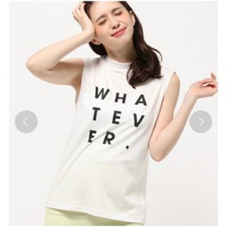 スナイデル(SNIDEL)のsnidel スナイデル プチハイネックロゴタンク ホワイト 美品(Tシャツ(半袖/袖なし))