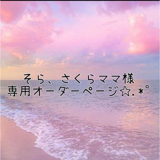 そら、さくらママ専用オーダーページ❁⃘*.ﾟ(食器)