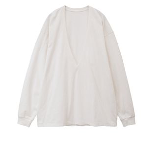 クラネ(CLANE)のDEEP V NECK TOPS(Tシャツ/カットソー(七分/長袖))