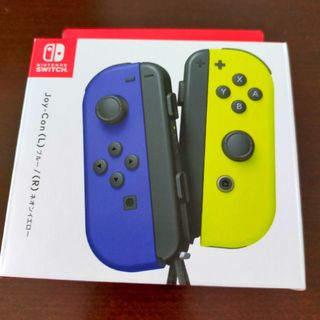 ニンテンドースイッチ(Nintendo Switch)のSwitch ジョイコン　ブルー/ネオンイエロー　新品未使用(その他)