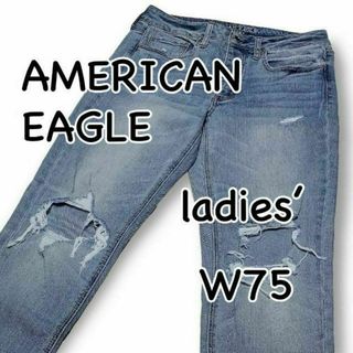 アメリカンイーグル(American Eagle)のアメリカンイーグル TOMGIRL ストレッチ US6 ウエスト75cm L(デニム/ジーンズ)