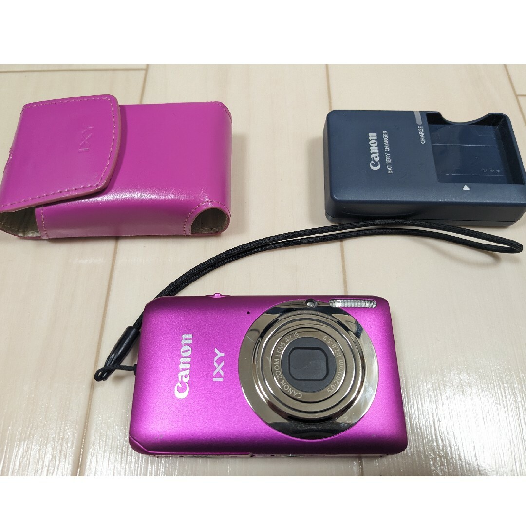 Canon(キヤノン)のCanon デジタルビデオカメラ IXY 210F PK スマホ/家電/カメラのカメラ(コンパクトデジタルカメラ)の商品写真