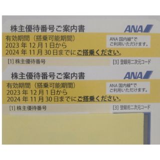 エーエヌエー(ゼンニッポンクウユ)(ANA(全日本空輸))のANA株主優待券2枚(その他)