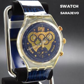 スウォッチ(swatch)のSWATCH SARAJEVO サラエヴォ クロノグラフ腕時計 オリンピック(腕時計(アナログ))