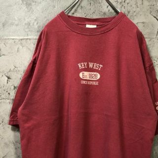 KEY WEST 企業ロゴ USA輸入 雰囲気抜群 Tシャツ(Tシャツ/カットソー(半袖/袖なし))