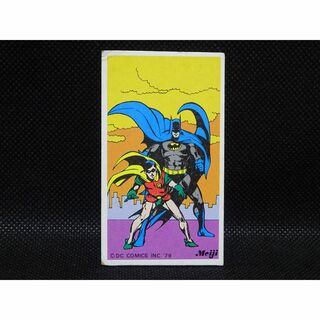 1979 アメコミ バットマン・ロビン 明治カード 昭和レトロ 当時物(アメコミ/海外作品)