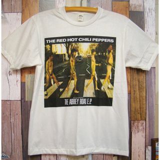 L★新品アビイロード★裸【Red Hot Chili Peppers】Tシャツ(Tシャツ/カットソー(半袖/袖なし))