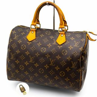 ルイヴィトン(LOUIS VUITTON)の★美品★[カナデ付] ヴィトン ハンドバッグ モノグラム スピーディ30(ハンドバッグ)