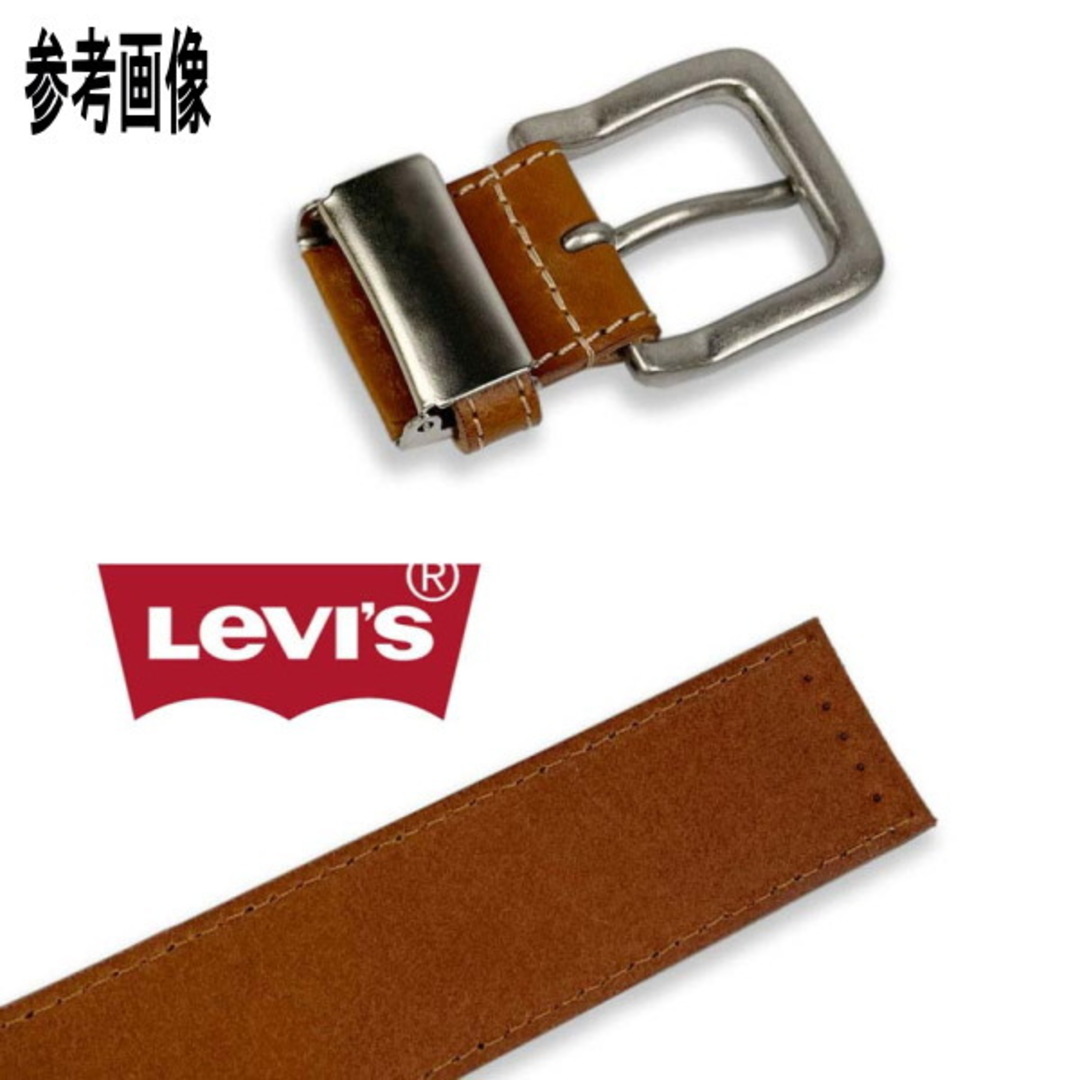 Levi's(リーバイス)の6604 黒 リーバイス 本革 35ミリ ステッチデザイン ブラック メンズのファッション小物(ベルト)の商品写真