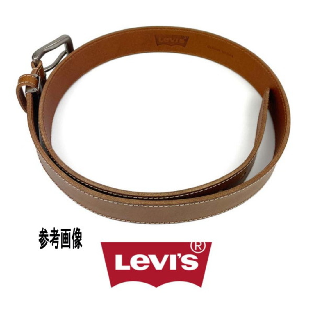 Levi's(リーバイス)の6604 黒 リーバイス 本革 35ミリ ステッチデザイン ブラック メンズのファッション小物(ベルト)の商品写真