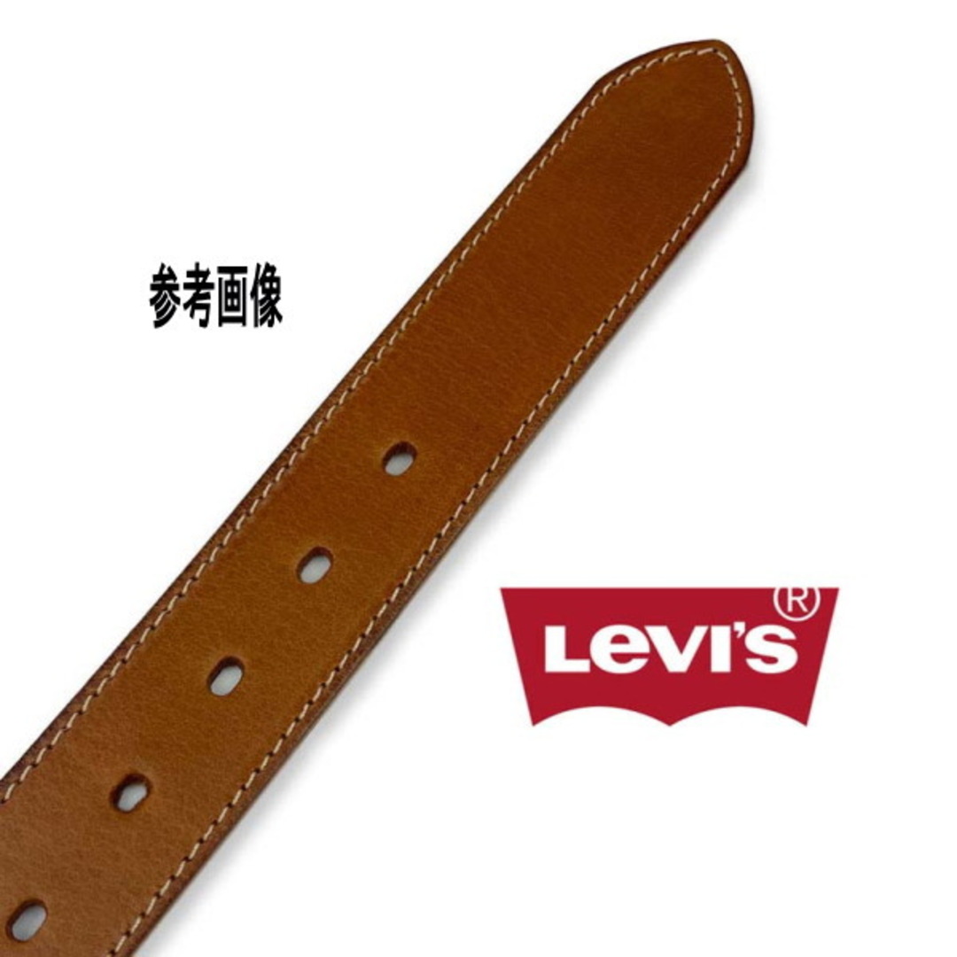 Levi's(リーバイス)の6604 黒 リーバイス 本革 35ミリ ステッチデザイン ブラック メンズのファッション小物(ベルト)の商品写真