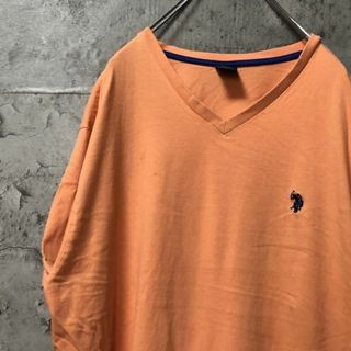 ユーエスポロアッスン(U.S. POLO ASSN.)のPOLO ASSN 刺繍 ワンポイント オーバーサイズ Tシャツ(Tシャツ/カットソー(半袖/袖なし))