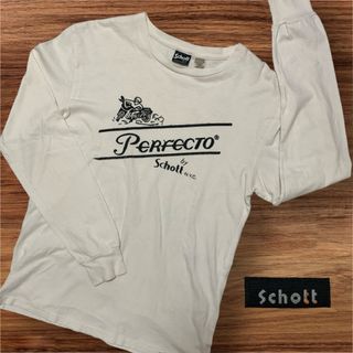 ショット(schott)のSchott ショット USA made プリントロンT 超美品Mサイズ(Tシャツ/カットソー(七分/長袖))