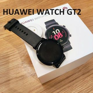 美品スマートウォッチ HUAWEI WATCH GT2 42mm 黒(その他)