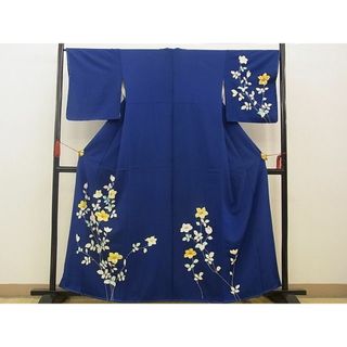 平和屋野田店■訪問着　手描き　枝花文　逸品　未使用　BAAC9097xi(着物)