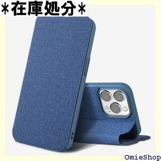 X-level iphone 13 Pro 用 ケース レ ダークブルー 309