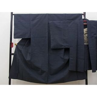 平和屋野田店■男性　本場大島紬　アンサンブル　亀甲文様　逸品　BAAC9620hv(着物)