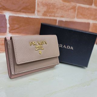 プラダ(PRADA)の新品未使用PRADA☆鑑定済☆サフィアーノ バイカラープラダ３つ折り財布(財布)