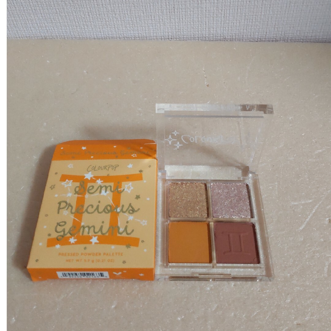 colourpop(カラーポップ)の【未使用※】カラーポップ　プレスドパウダーパレット双子座Semi Preciou コスメ/美容のベースメイク/化粧品(アイシャドウ)の商品写真