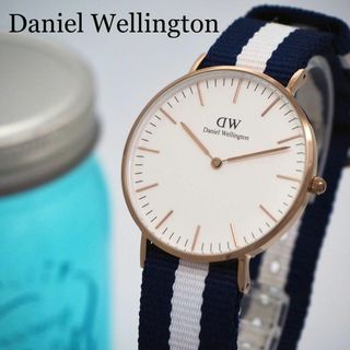 Daniel Wellington - 328 【美品】 ダニエルウェリントン レディース メンズ 36ミリ ナイロン