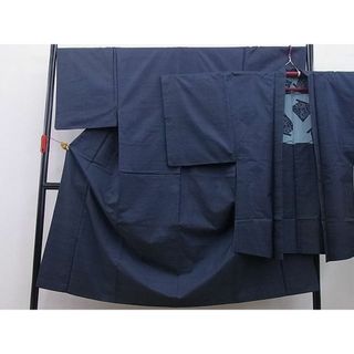 平和屋野田店■男性　本場大島紬　アンサンブル　100亀甲　逸品　BAAD1425gh(着物)