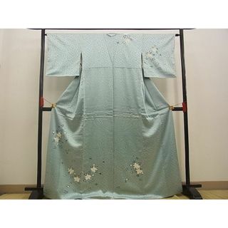 平和屋野田店■訪問着　手描き　カトレア　椿　金彩　逸品　BAAC9062xi(着物)