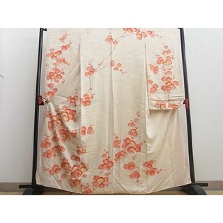 平和屋野田店■豪華振袖　駒刺繍　枝梅文　銀彩　逸品　BAAC6878mz(振袖)