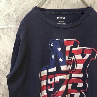 NY 1976 星条旗 アメリカ輸入 アメカジ Tシャツ(Tシャツ/カットソー(半袖/袖なし))