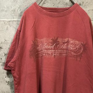 Island shores ヤシの木 USA輸入 スレ加工 Tシャツ(Tシャツ/カットソー(半袖/袖なし))