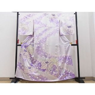 平和屋野田店■訪問着　駒刺繍　乱菊　暈し染め　銀彩　やまと誂製　逸品　BAAC7658hj(着物)