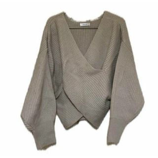 INGNI - 美品　イング　INGNI ニット　トップス　セーター vネック　カシュクール