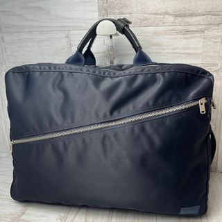 美品 PORTER ポーター 3way ブリーフケース リュック ビジネス 紺