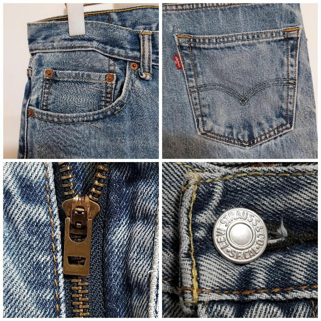 Levi's(リーバイス)のリーバイス550 Levis W32 ダークブルーデニム 青 パンツ 9115 メンズのパンツ(デニム/ジーンズ)の商品写真