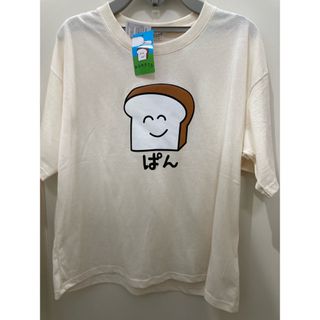 新品 おえかきさん 食パン Tシャツ レディース(Tシャツ(半袖/袖なし))