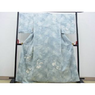 平和屋野田店■訪問着　手描き　ろうけつ染め　枝花文　暈し染め　逸品　BAAC7884kg(着物)