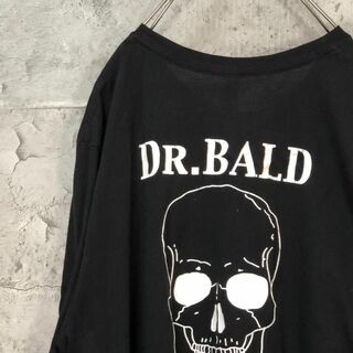 DR BALD ドクロ バックプリント メタル系 オーバー Tシャツ(Tシャツ/カットソー(半袖/袖なし))