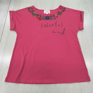 ピンク　tシャツ(Tシャツ/カットソー(半袖/袖なし))