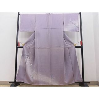 平和屋野田店■訪問着　友禅　渡船枝花文　暈し染め　逸品　未使用　BAAD1701hj(着物)