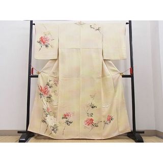 平和屋野田店■訪問着　ろうけつ染め　薔薇　暈し染め　逸品　BAAD1710hj(着物)