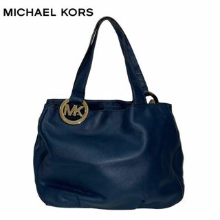 マイケルコース(Michael Kors)の即日発送 MICHAEL KORS ハンドバッグ レザー ネイビー(ハンドバッグ)