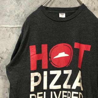 HOT PIZZA ピザ 企業ロゴ アメリカ輸入 Tシャツ(Tシャツ/カットソー(半袖/袖なし))