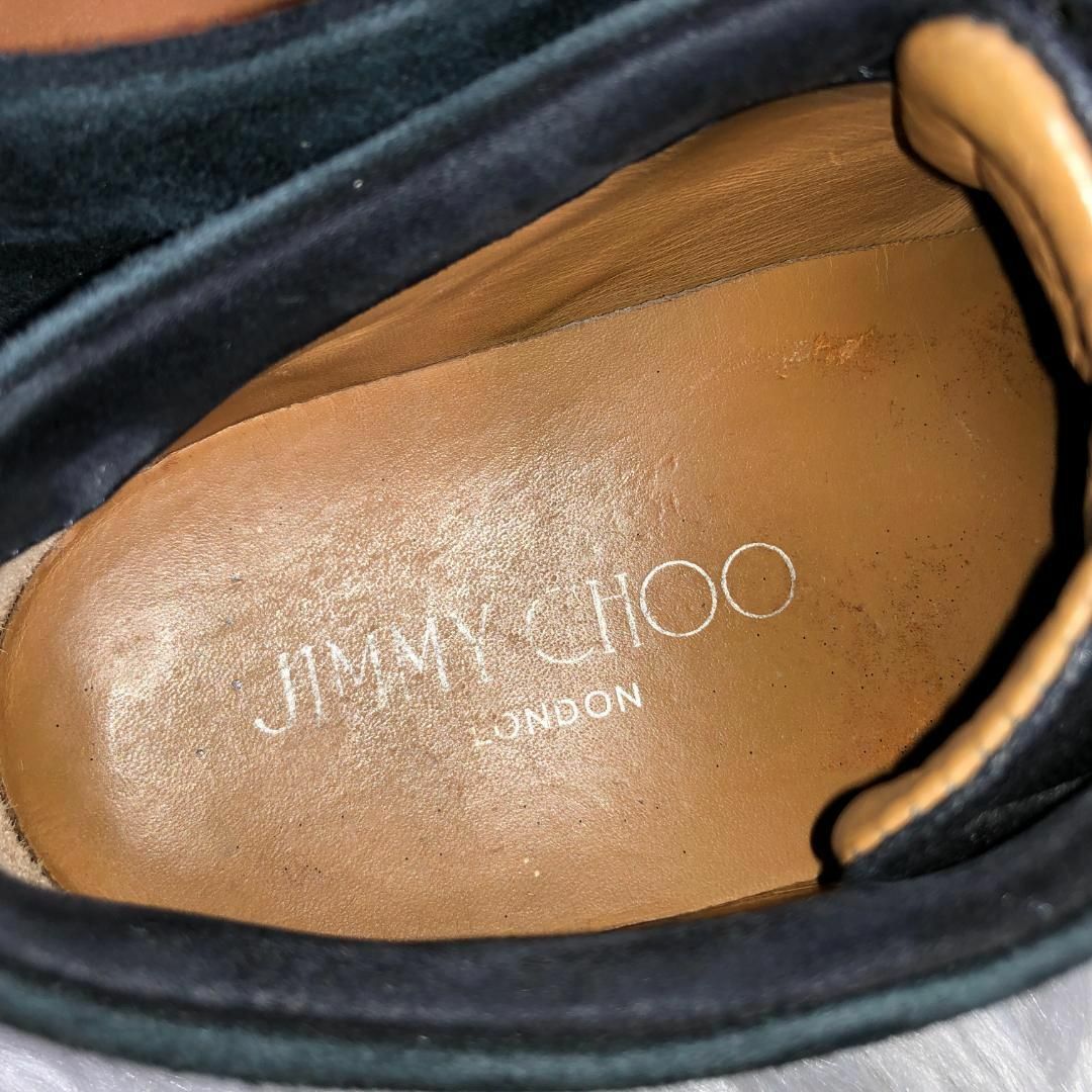 JIMMY CHOO(ジミーチュウ)のJIMMY CHOO ジミーチュウ スエード ラメ スニーカー レディースの靴/シューズ(スニーカー)の商品写真