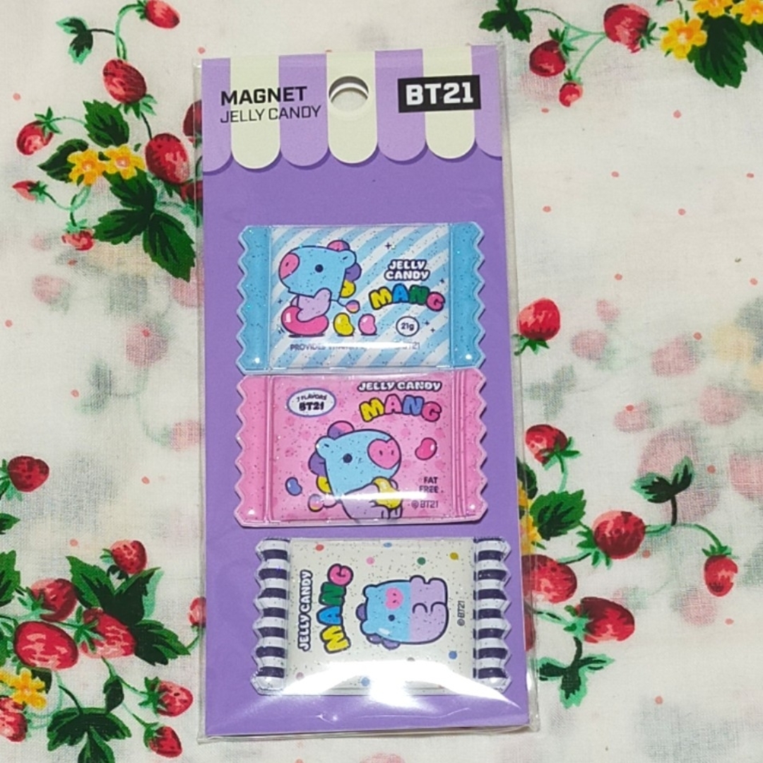 BT21 マグネット MANG J-HOPE JELLY CANDY 公式BTS エンタメ/ホビーのおもちゃ/ぬいぐるみ(キャラクターグッズ)の商品写真