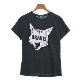 ディーゼル(DIESEL)のDIESEL ディーゼル Tシャツ・カットソー XS 黒 【古着】【中古】(カットソー(半袖/袖なし))