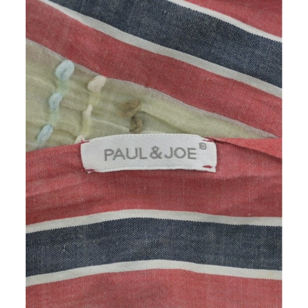 PAUL & JOE(ポールアンドジョー)のPAUL&JOE ポールアンドジョー ストール - カーキ系x青系等 【古着】【中古】 レディースのファッション小物(ストール/パシュミナ)の商品写真