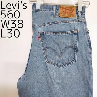 リーバイス(Levi's)のリーバイス560 Levis W38 ダークブルーデニム 青 パンツ 9240(デニム/ジーンズ)