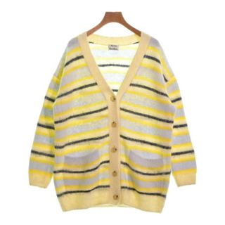 Acne Studios - Acne Studios カーディガン XS 黄x黒xグレー系(ボーダー) 【古着】【中古】