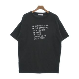 クラネペタル(CLANE PETAL)のCLANE PETAL クラネペタル Tシャツ・カットソー 2(M位) 黒 【古着】【中古】(Tシャツ/カットソー(半袖/袖なし))